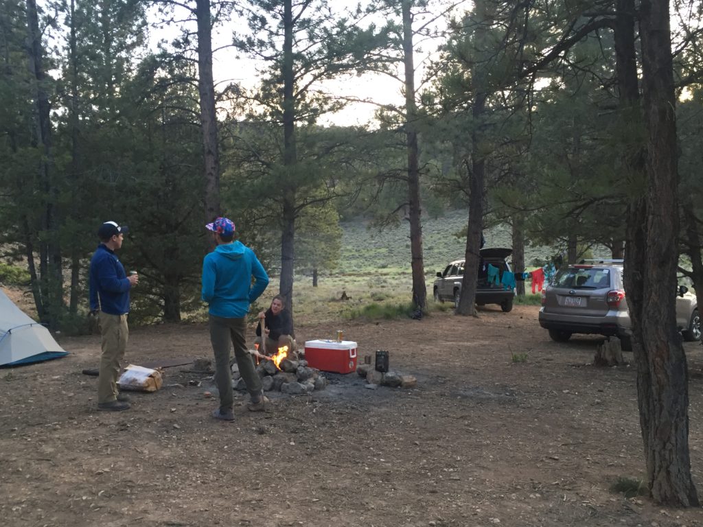 Truck Camping off US Forest Service Roads inside Bryce Canyon. 