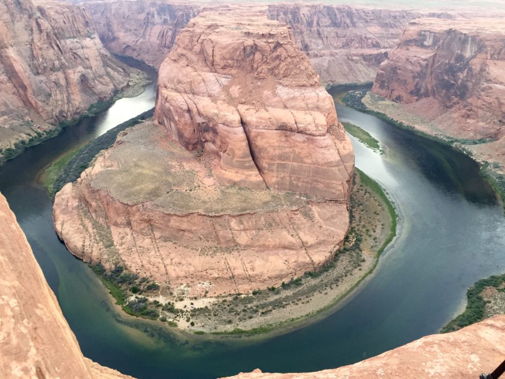 Horseshoe Bend in Glen Canyon. 