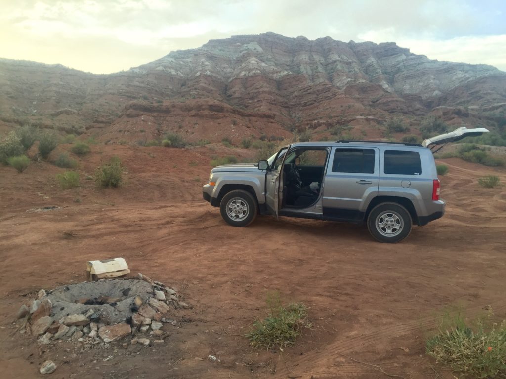 Our Best Truck Camping Spot of the Trip - Campsite off Kolob Canyon Road outside Zion National Park. 