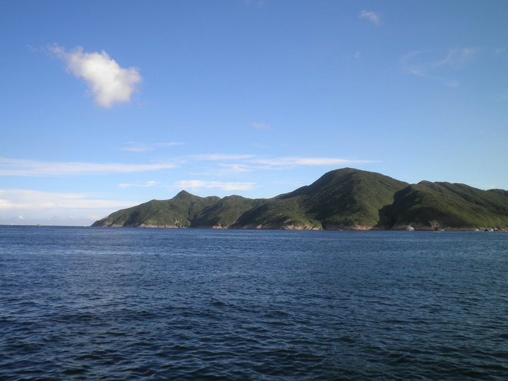 Mountains Surrounding Big Wave Bay. 