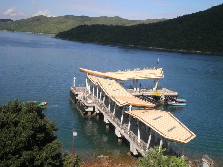 Wong Shek Pier on the Hike to Big Wave Bay