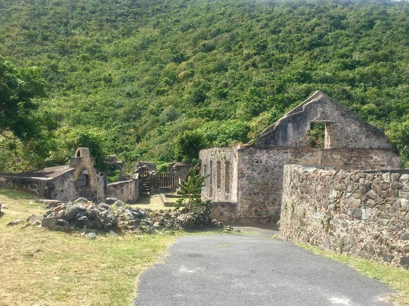 Annaberg Sugar Mill ruins. 