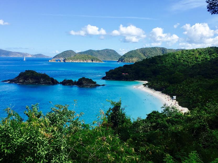 St John's USVI Virgin Islands Trunk Bay