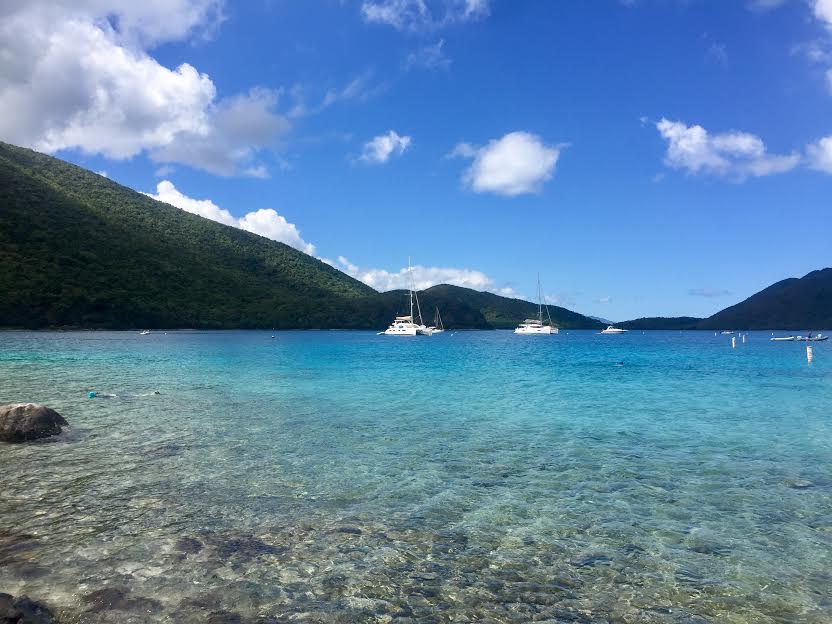 Boats out from Leinster Bay. 