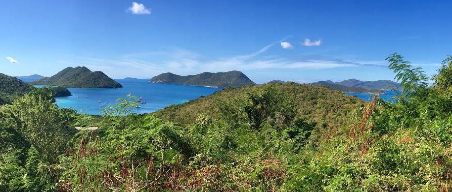 View from hiking trail between Leinster and Coral Bay. 