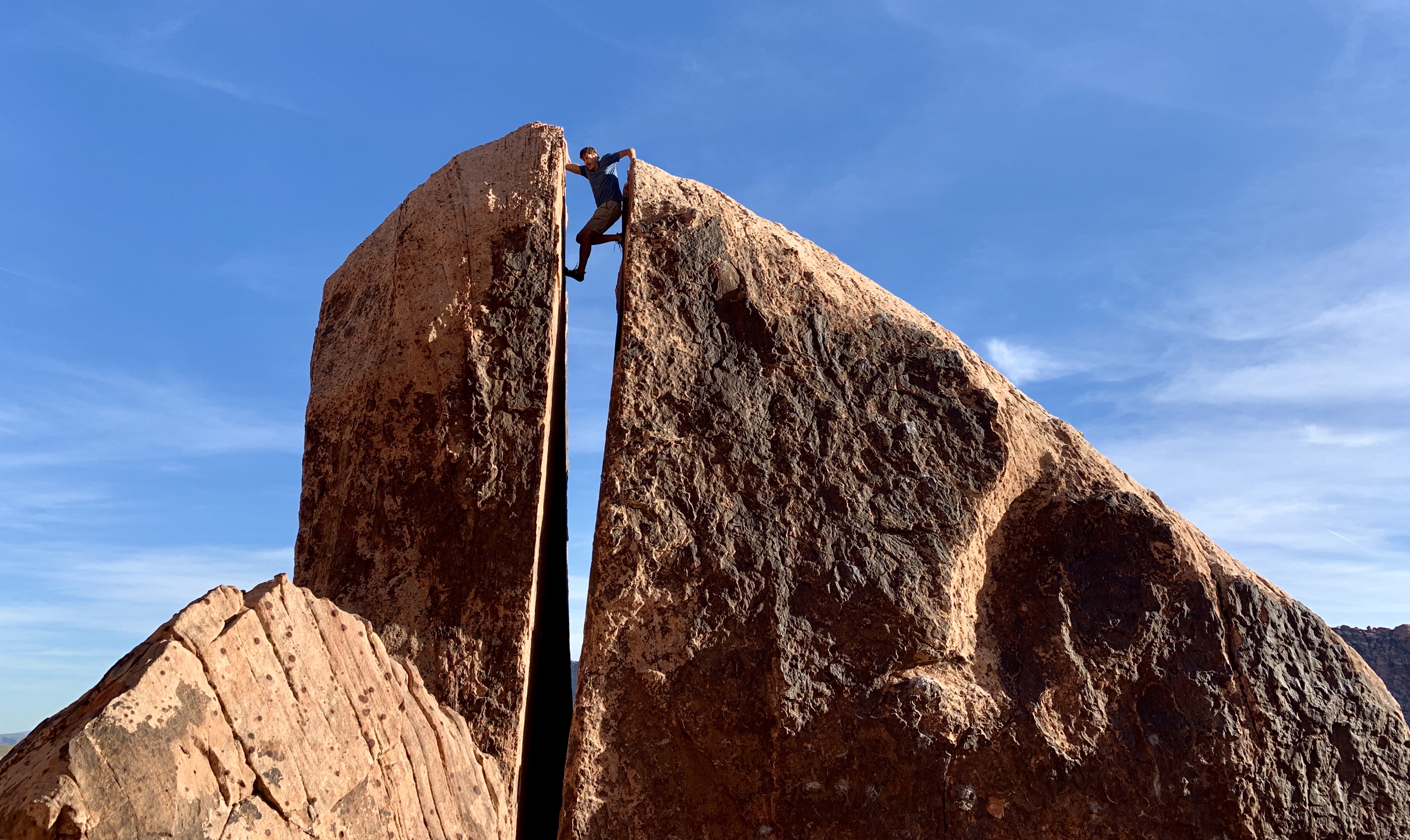 Plumber's Crack Red Rocks Nevada TravelSages