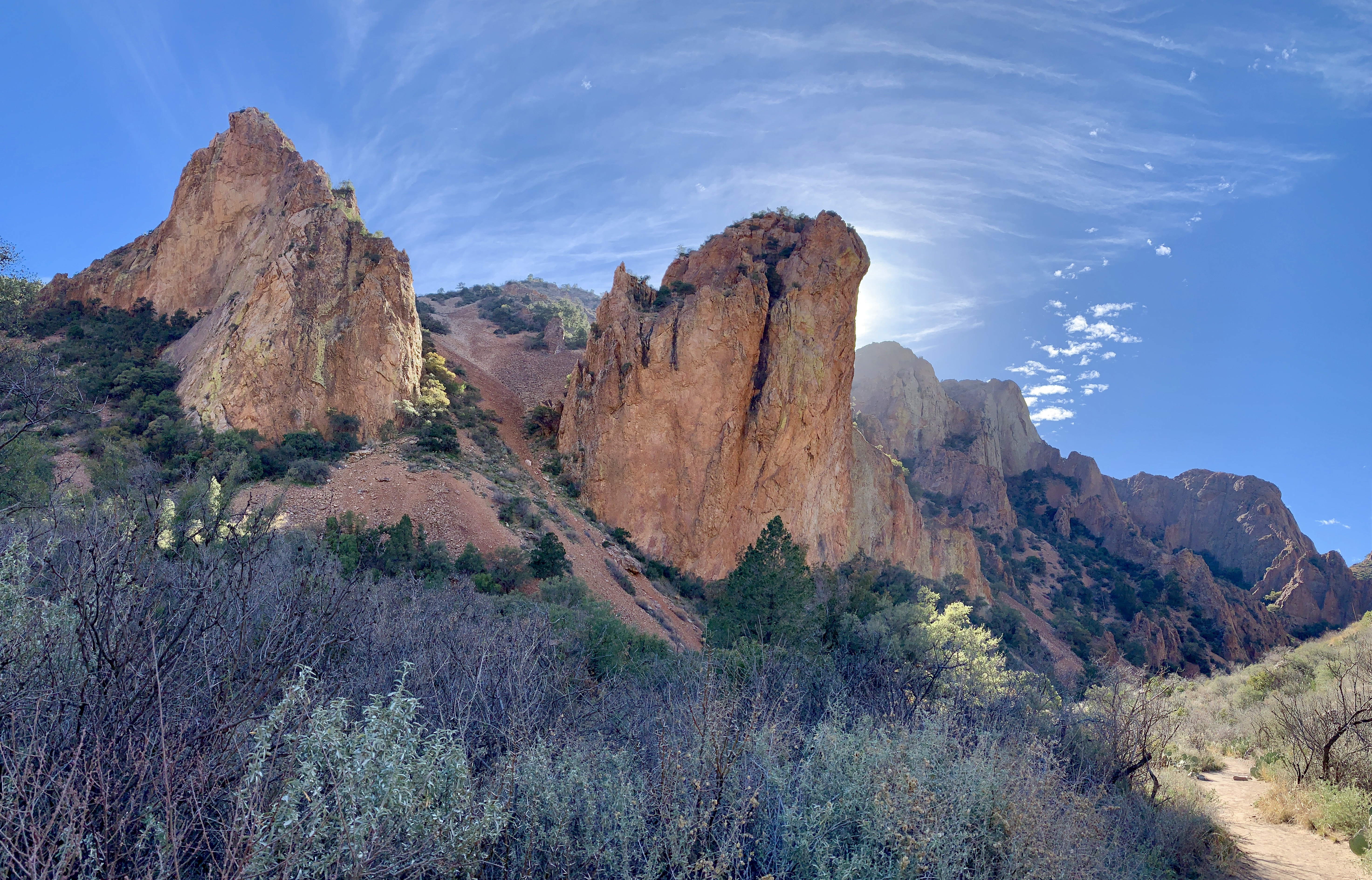 Chisos Basin Big Bend National Park TravelSages Window Trail