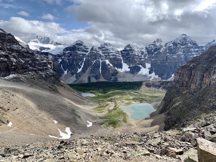 Top of Sentinel Pass via Larch Valley Hike Valley of Ten Peaks BANFF