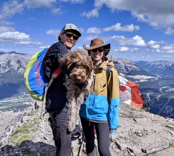 View from the Top of East End of Rundle Canmore TravelSages