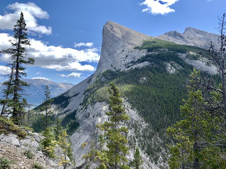 Views of Nearby Peaks from East End of Rundle Canmore TravelSages