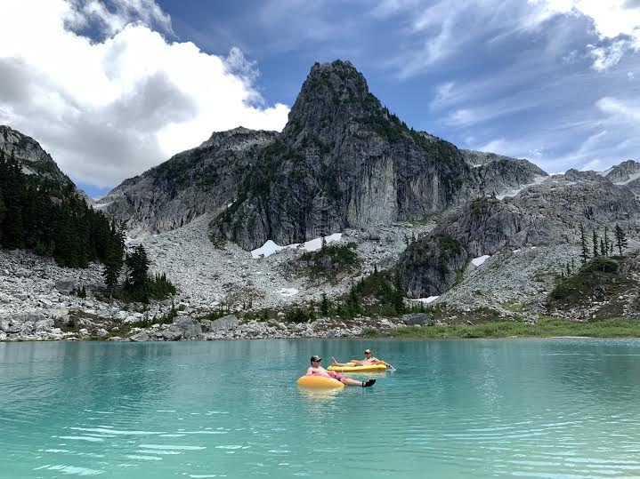 Watersprite Lake Hike Camping Campground Floaties Squamish BC TravelSages Dog Friendly.jpg